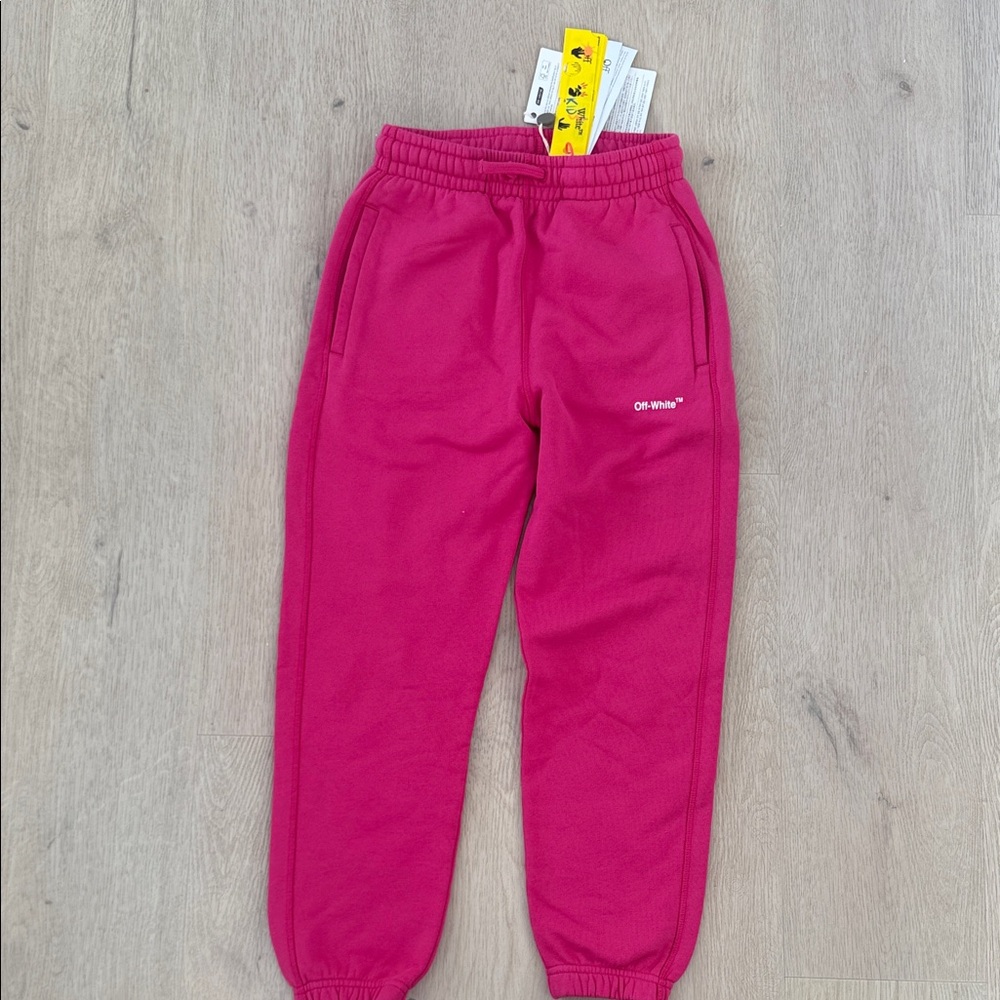 Off-White Kids Fuchsia Joggers